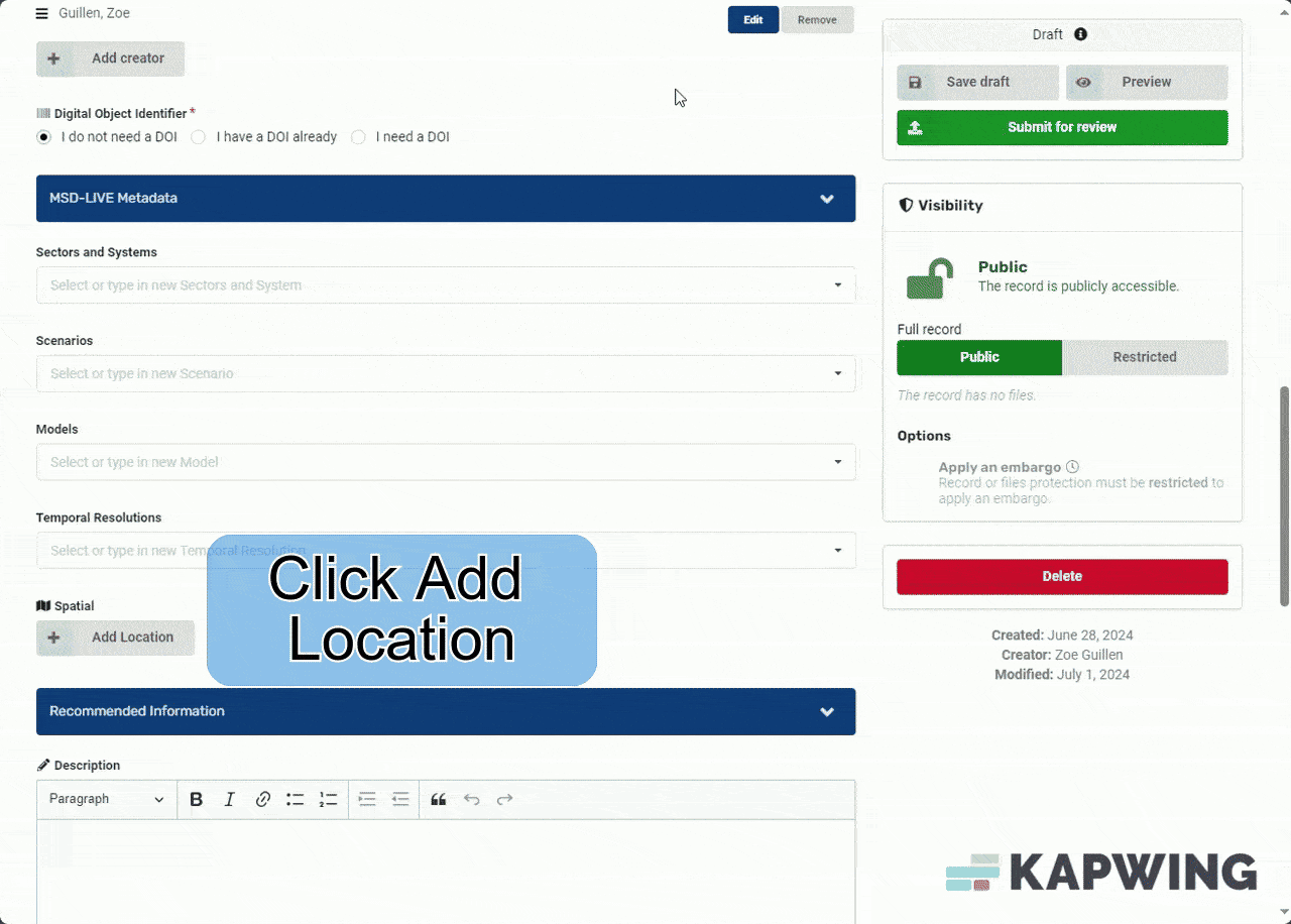 Selecting Common Locations